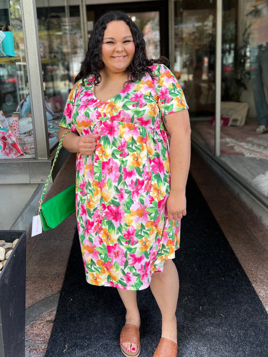 Petal Breeze Babydoll Dress
