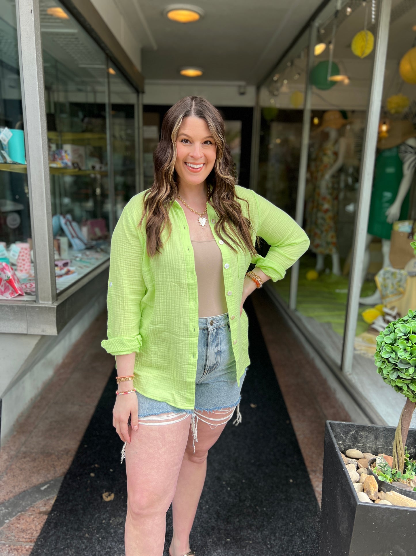 Celia Button-Up Top