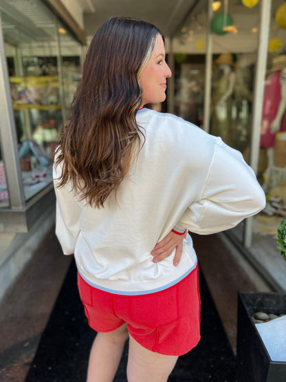 Checkerboard Lobster Sweater