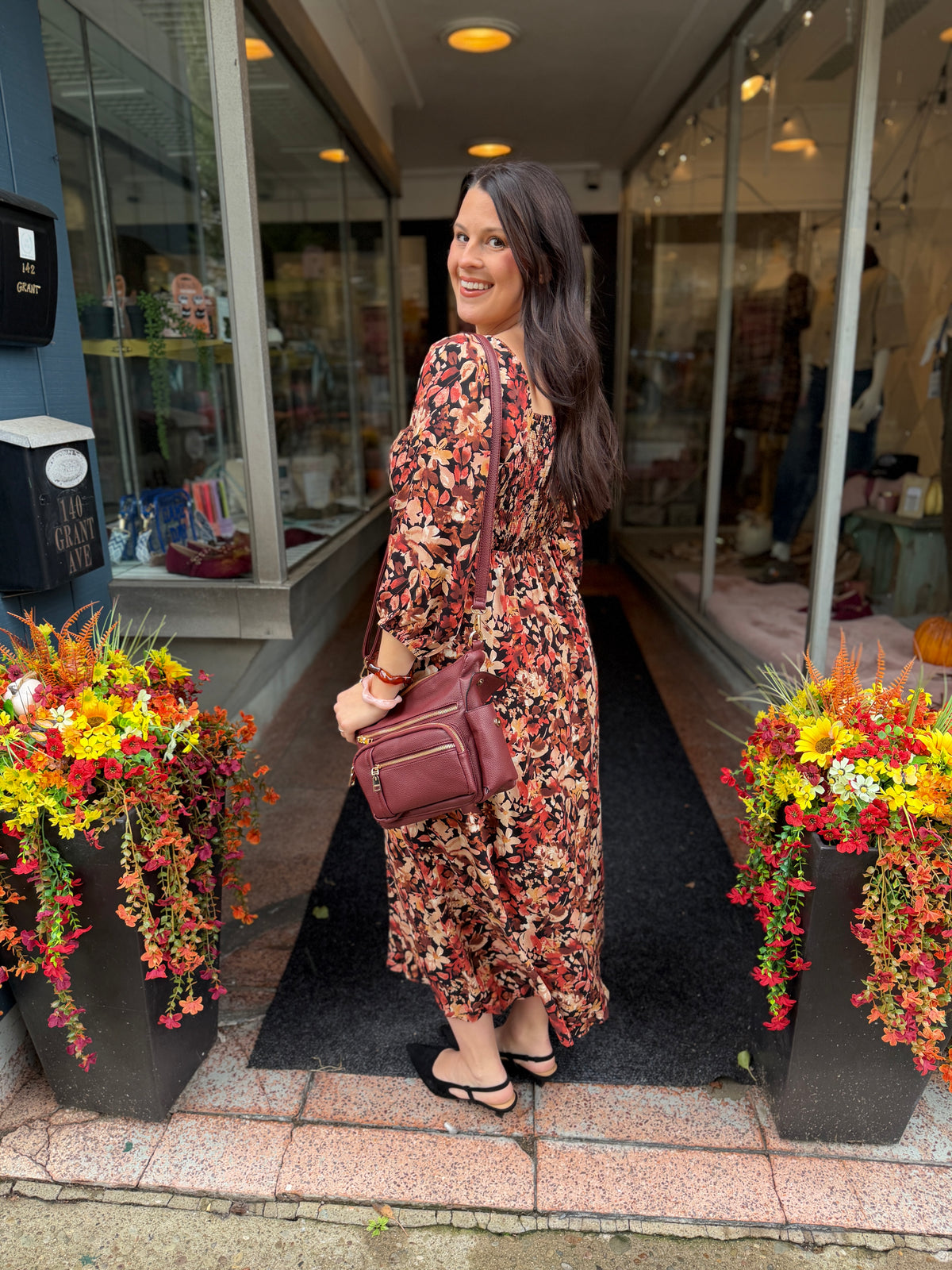 Sweet Flowers Midi Dress
