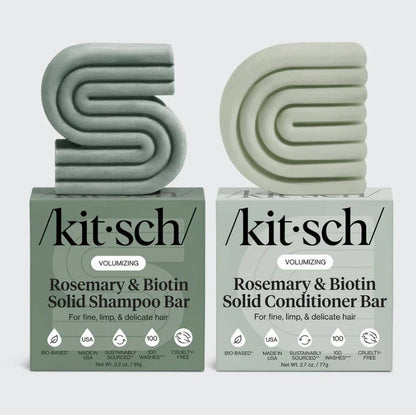 Rosemary & Biotin Shampoo & Conditioner Bar Combo