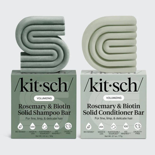 Rosemary & Biotin Shampoo & Conditioner Bar Combo