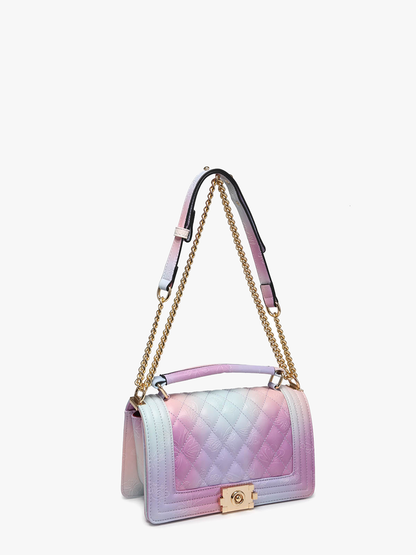 Emme Quilted Ombre Butterfly Bag
