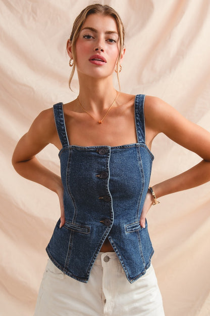 My Denim Darling Top