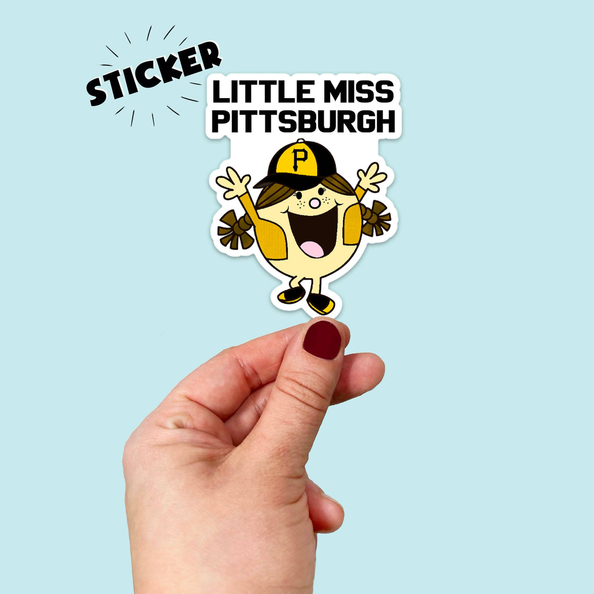 Little Miss Pittsburgh Sticker