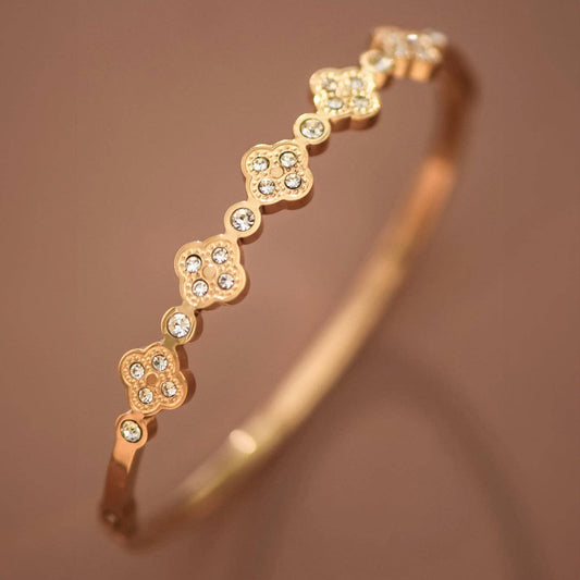 Clover Bangle Bracelet
