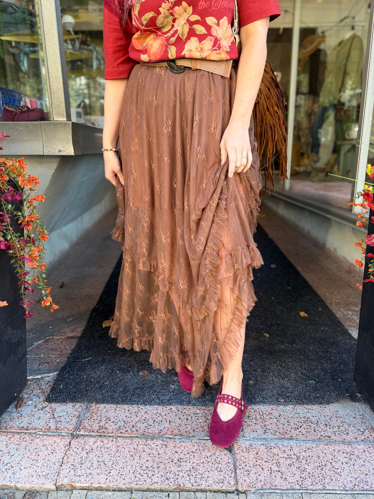 Wuthering Heights Lace Skirt
