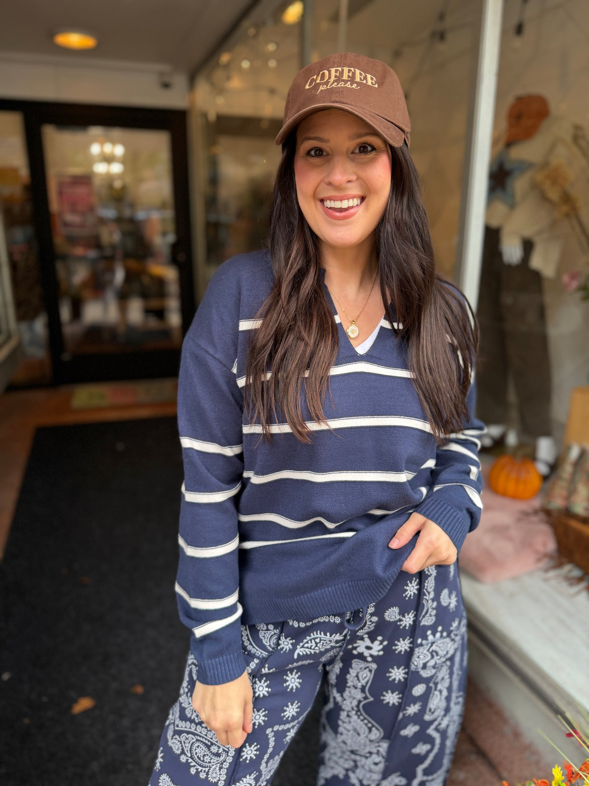 Rest Assured Stripe Sweater