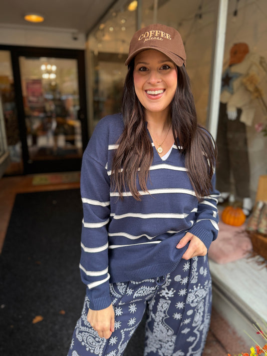 Rest Assured Stripe Sweater
