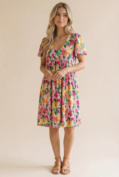 Petal Breeze Babydoll Dress