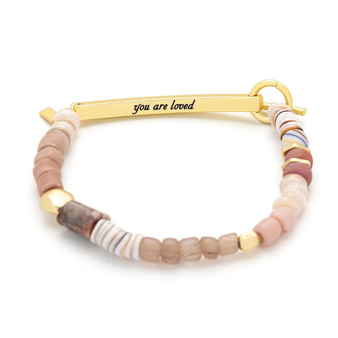 Loved Hidden Message Bracelet