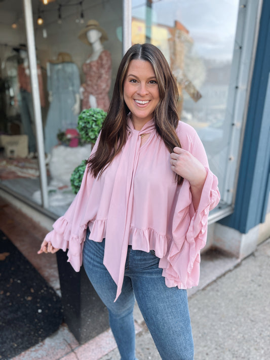 Pinky Promise Chiffon Blouse