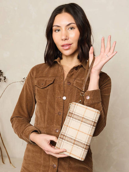 Riley Plaid Crossbody