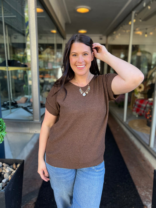 Moody Short Sleeve Sweater