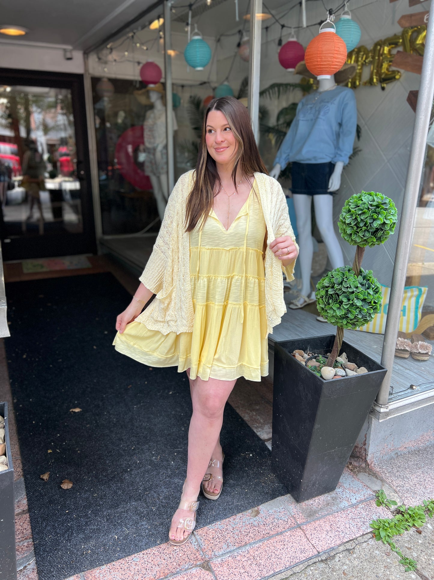 Ray Of Sunshine Tiered Dress