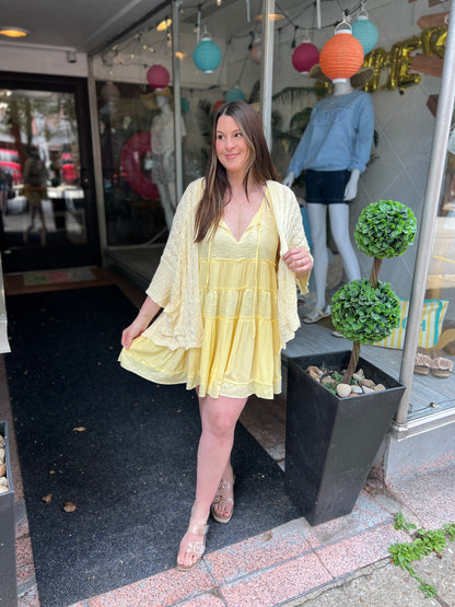 Ray Of Sunshine Tiered Dress