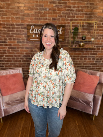 Easy Breezy Floral Top