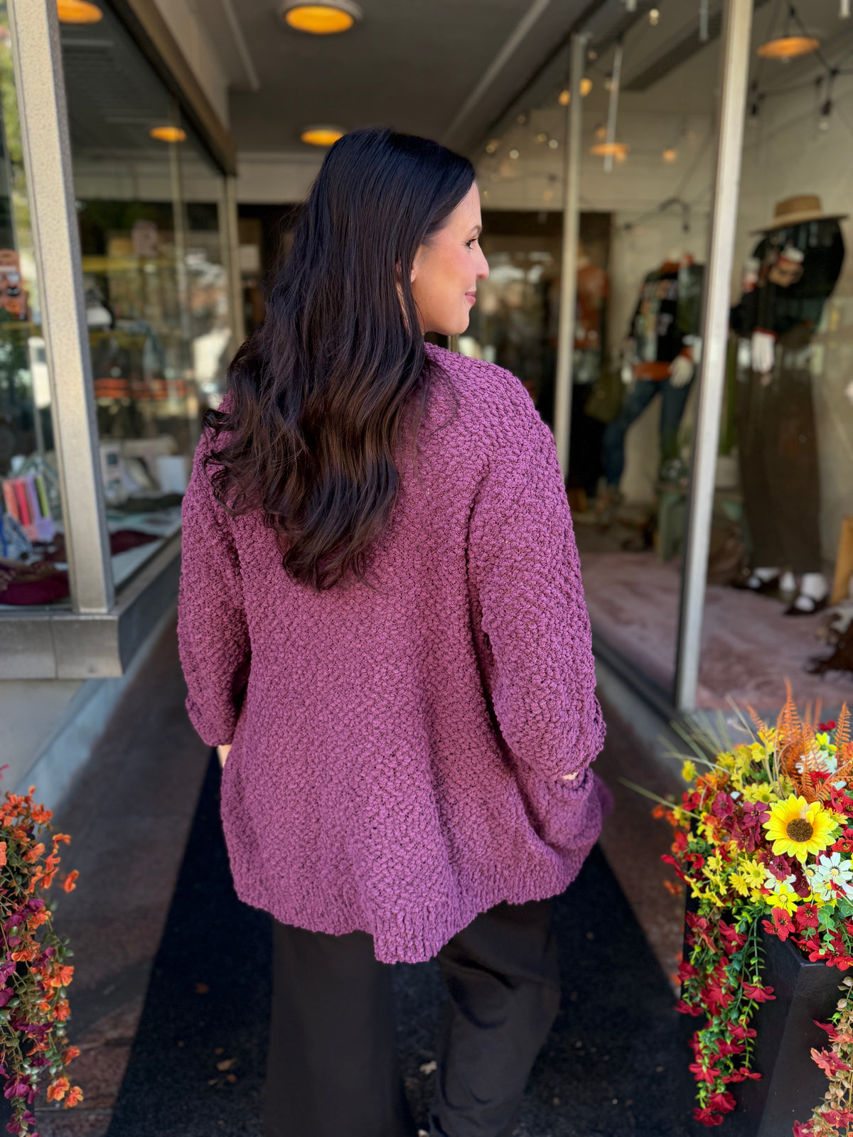 Forever Young Popcorn Cardigan
