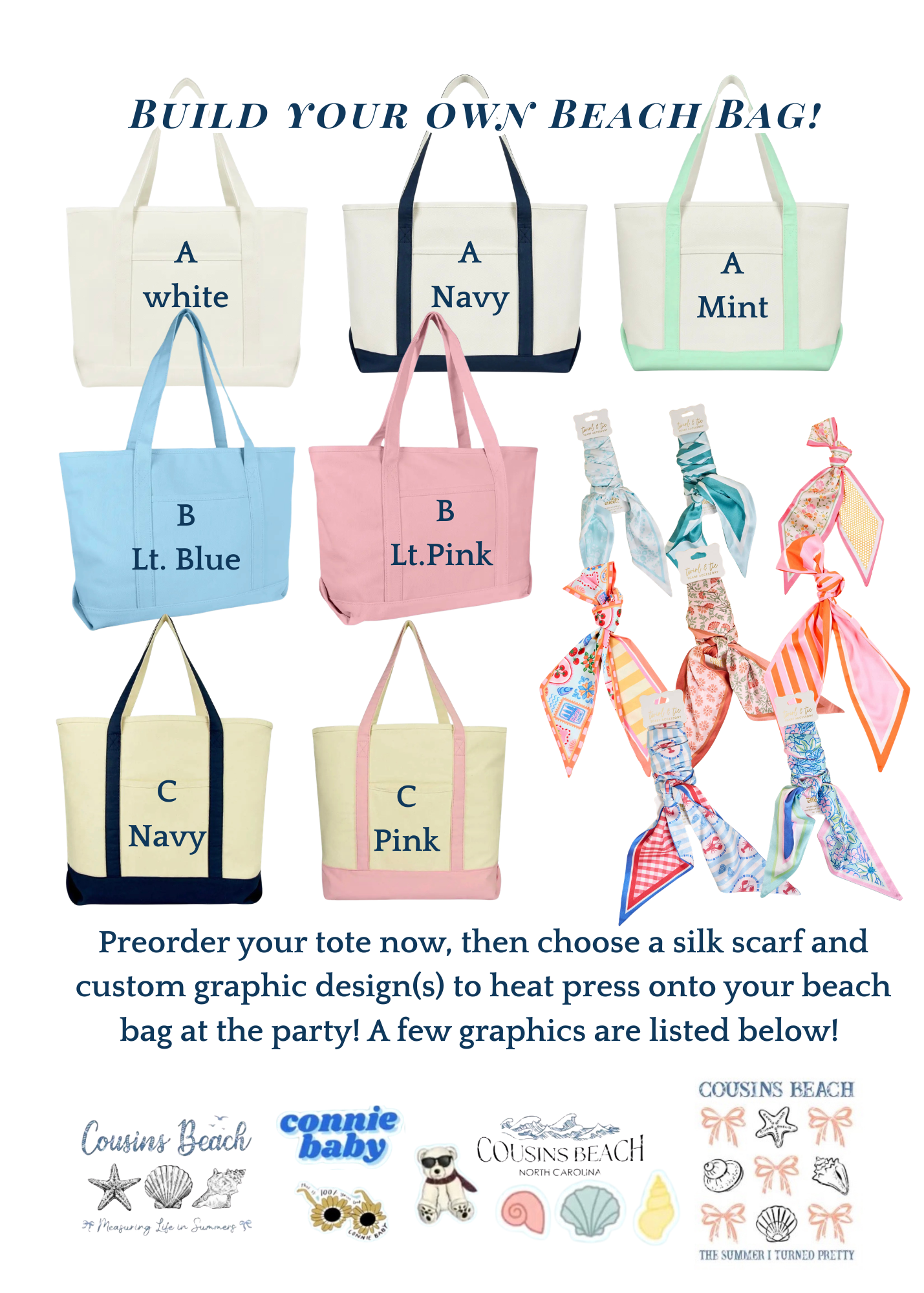 *IN-STORE ONLY* Custom Tote Bag Activity Presale