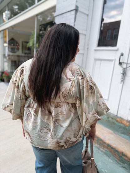 Got Your Back Floral Blouse