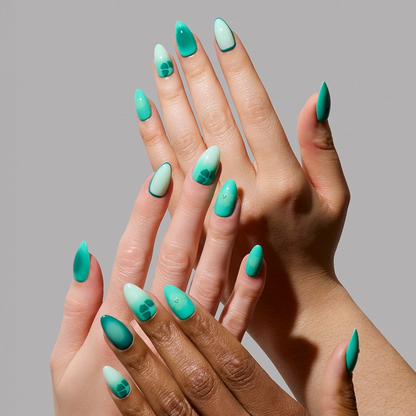 Siren Green Nail Set