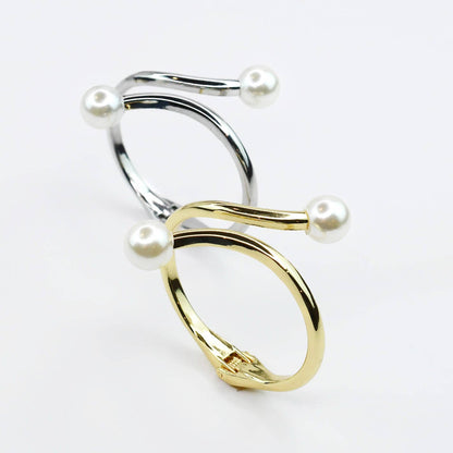 Kind of a Moment Double Pearl Bangle