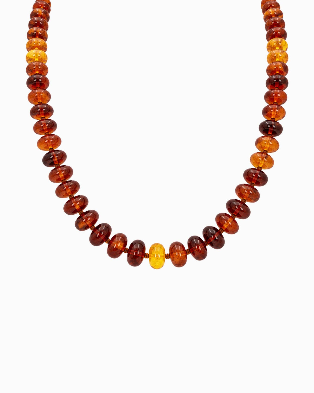 Autumn Marble Seed Necklace