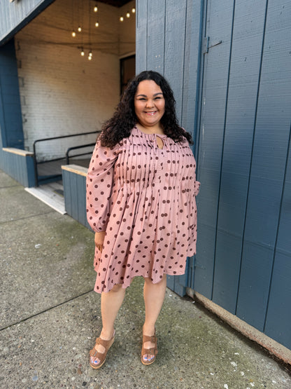 Feel Good Polka Dot Dress