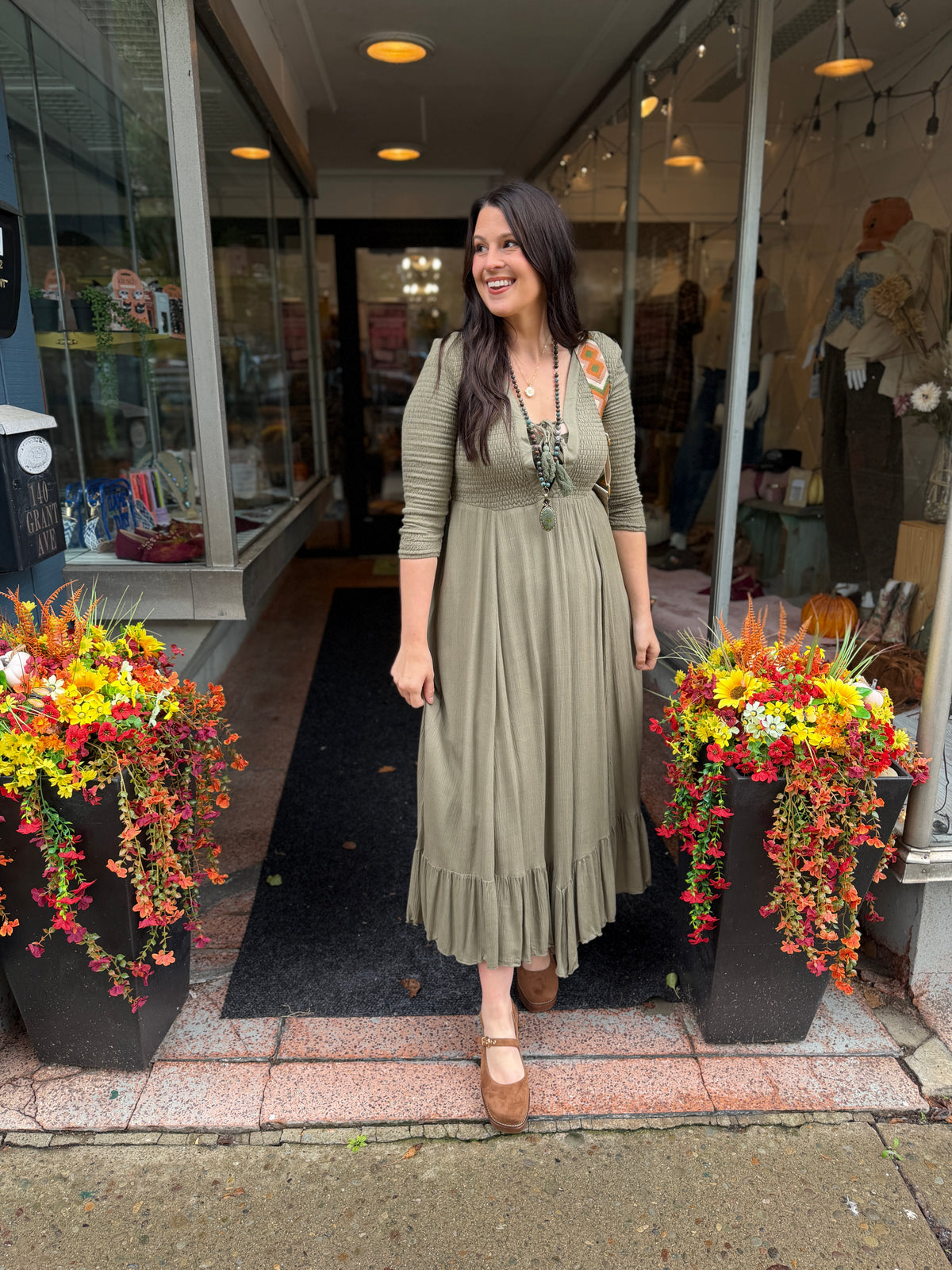 Olive You Maxi Dress