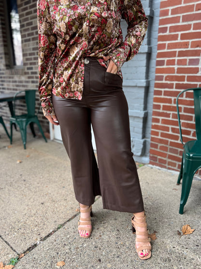 *Final Sale* Under Pressure Faux Leather Pants