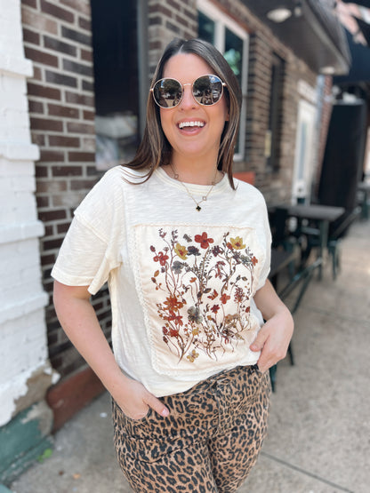 Floral Patchwork Tee