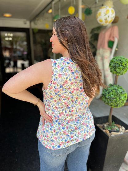 Floral Haze Tank Top