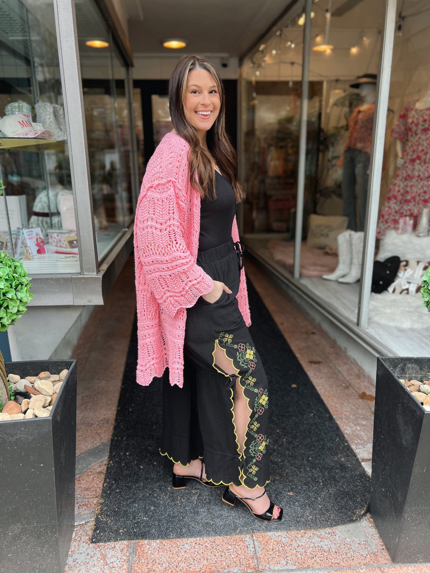 Keep Close Embroidered Pants