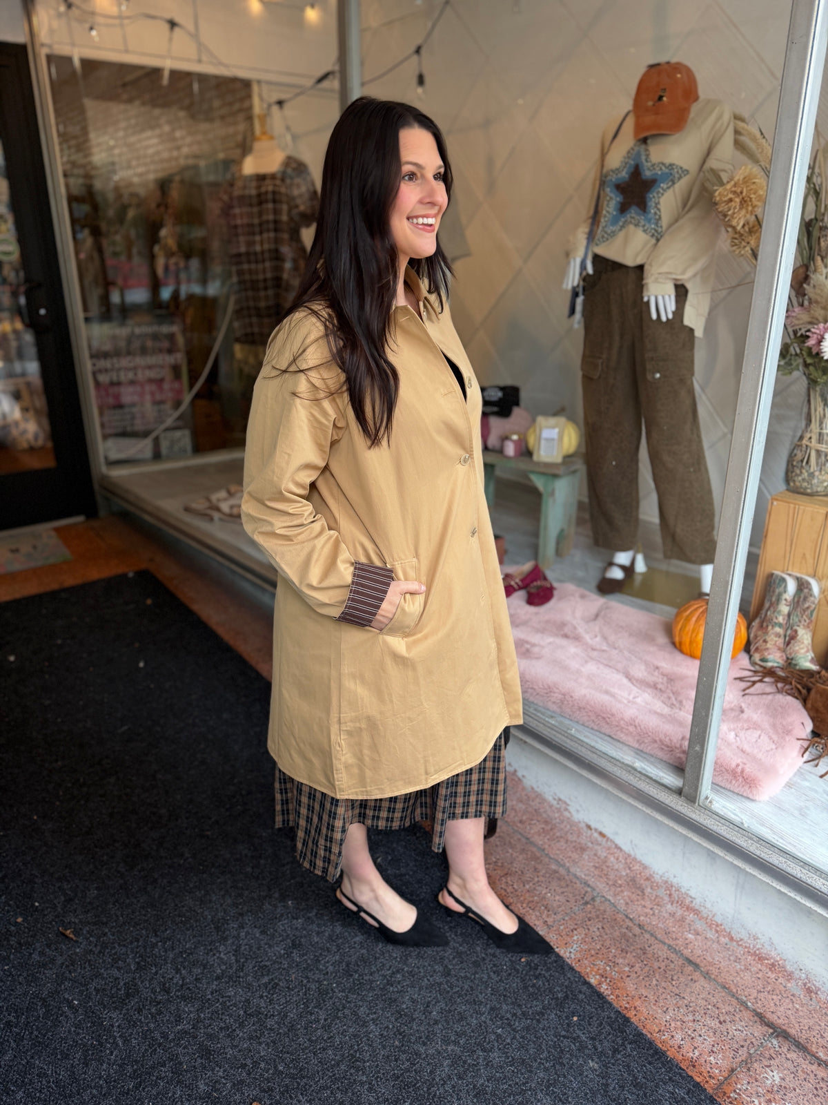 Femme Fatale Trench Coat