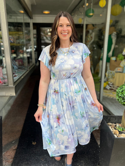 Clear Skies Midi Dress
