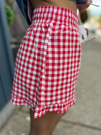 Cherry Bomb Plaid Shorts