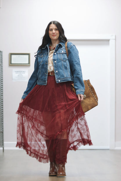Wuthering Heights Lace Skirt