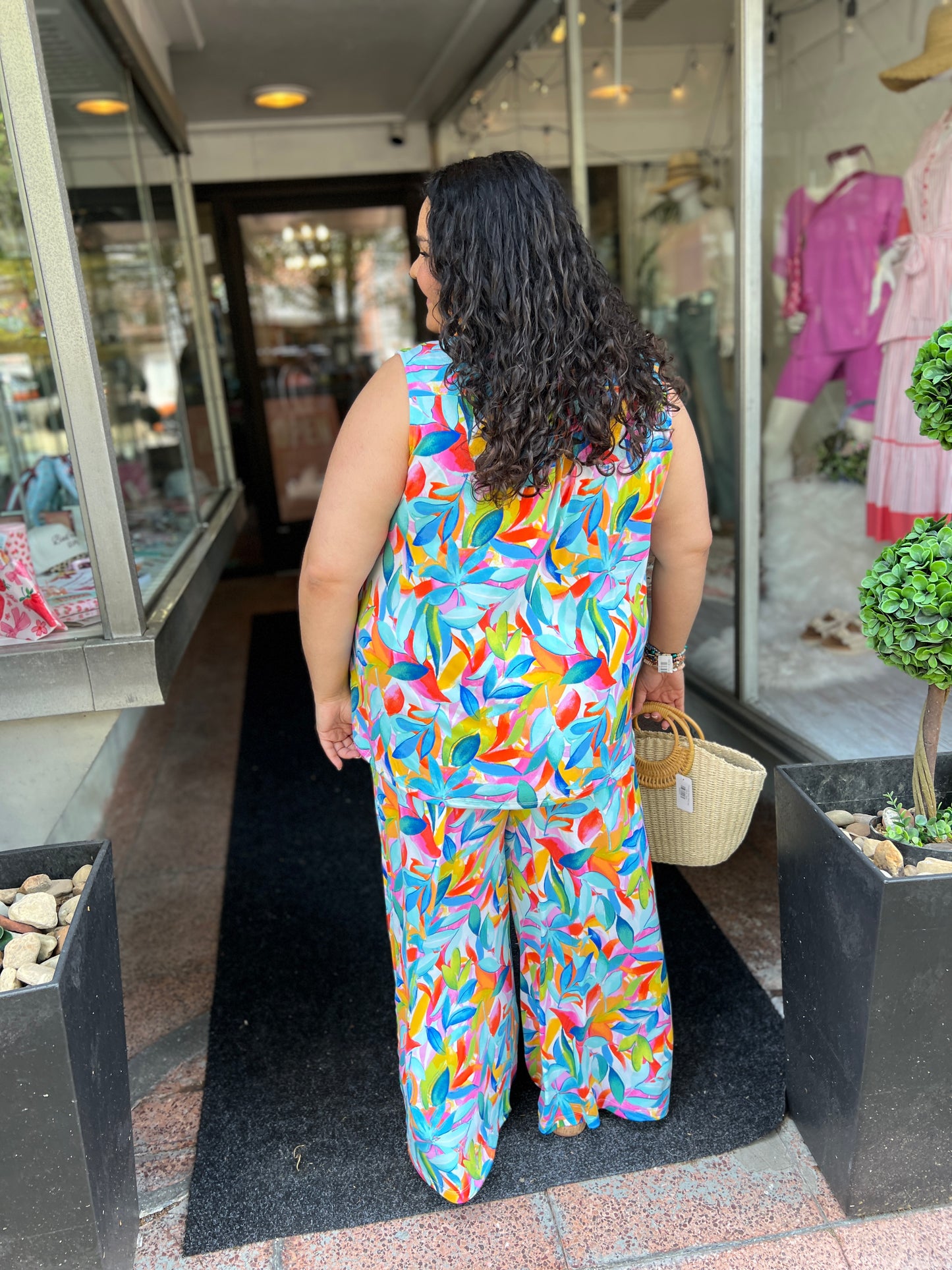 Tropical Watercolors Outfit Set