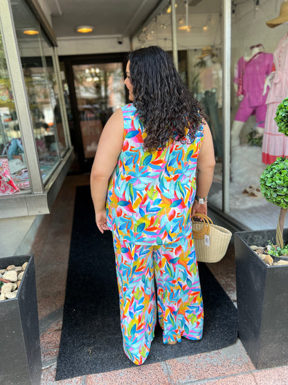 Tropical Watercolors Outfit Set