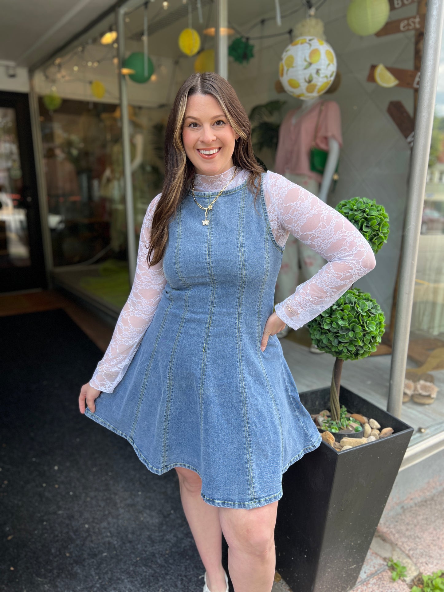 Whatever I Want Denim Dress