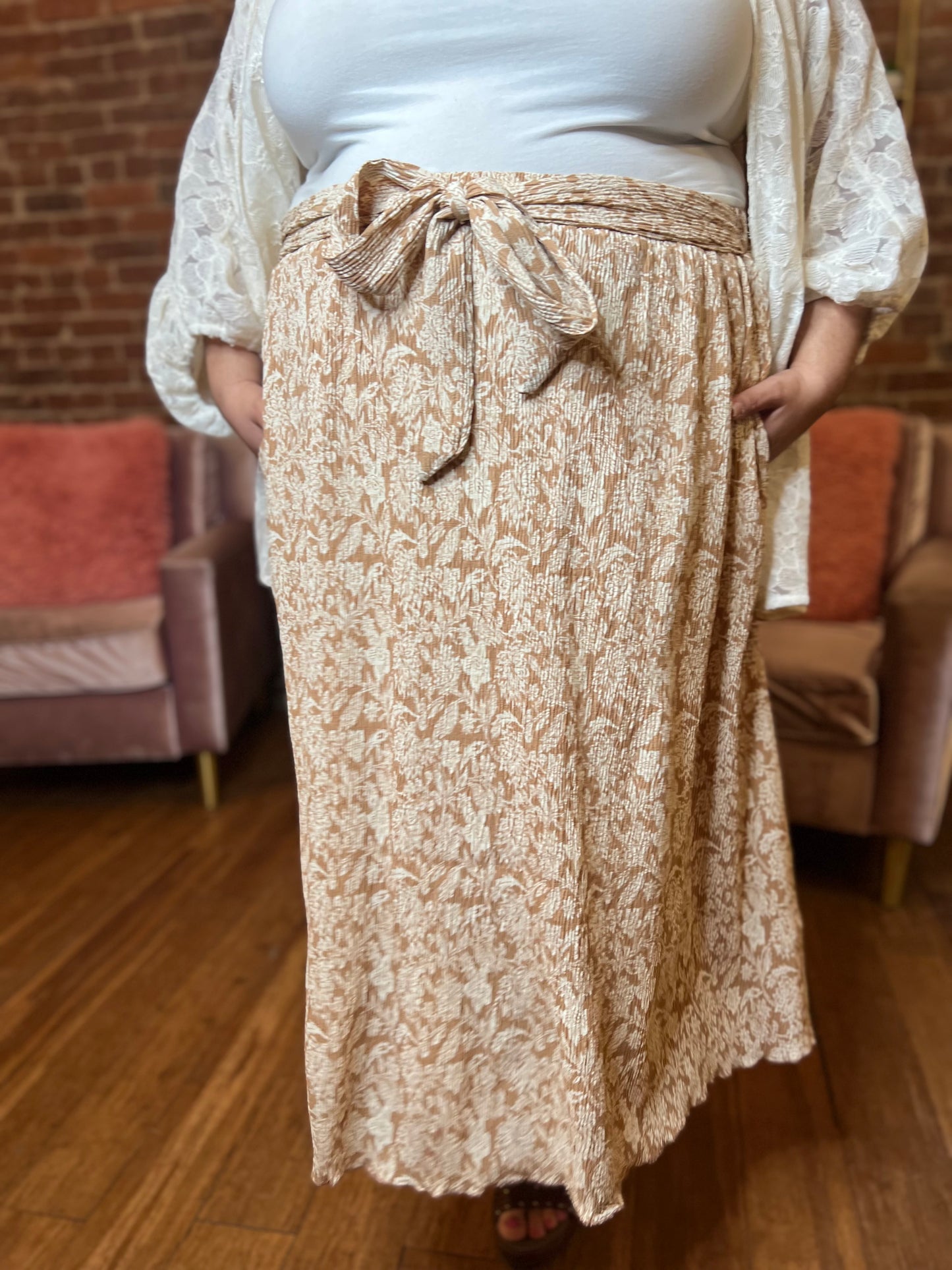 Talk To Me Maxi Skirt