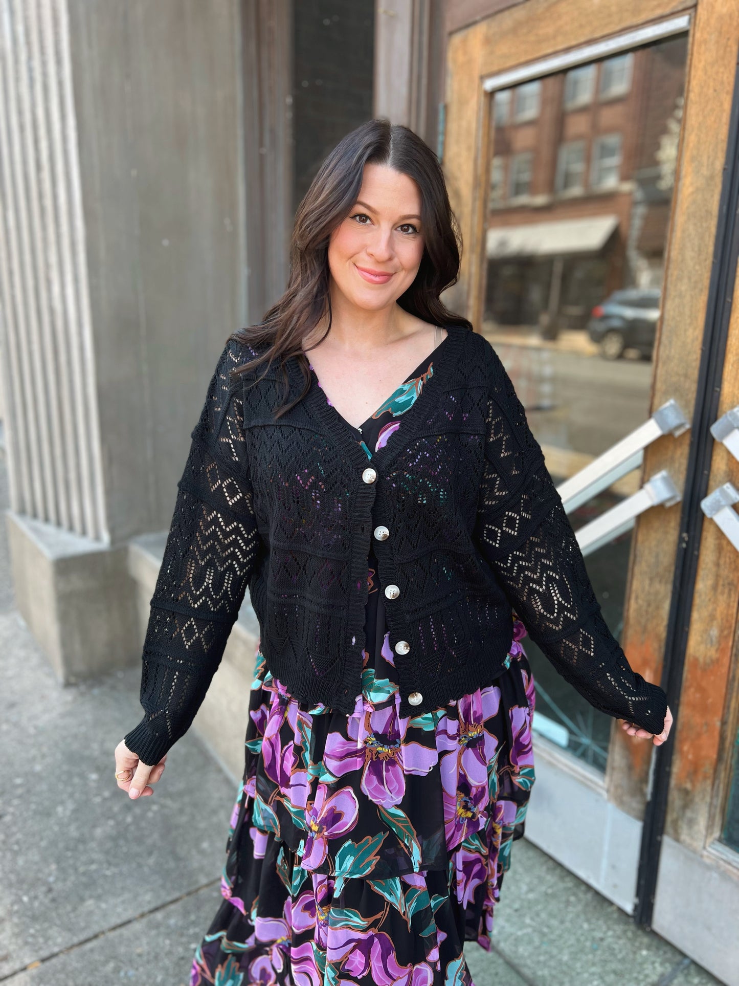 *Final Sale* WB Black Cardigan
