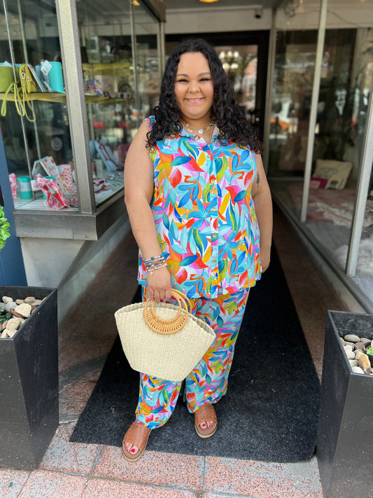 Tropical Watercolors Outfit Set