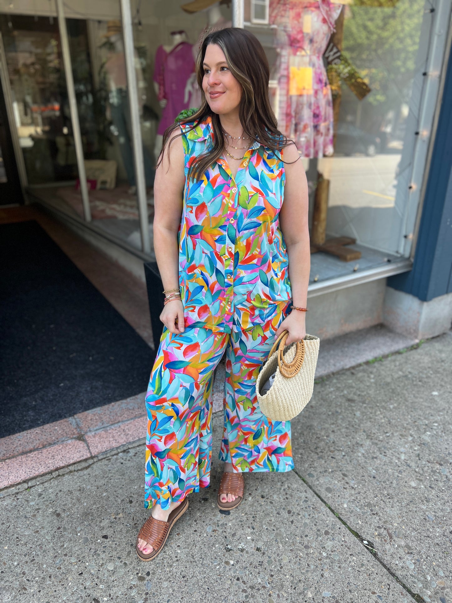 Tropical Watercolors Outfit Set