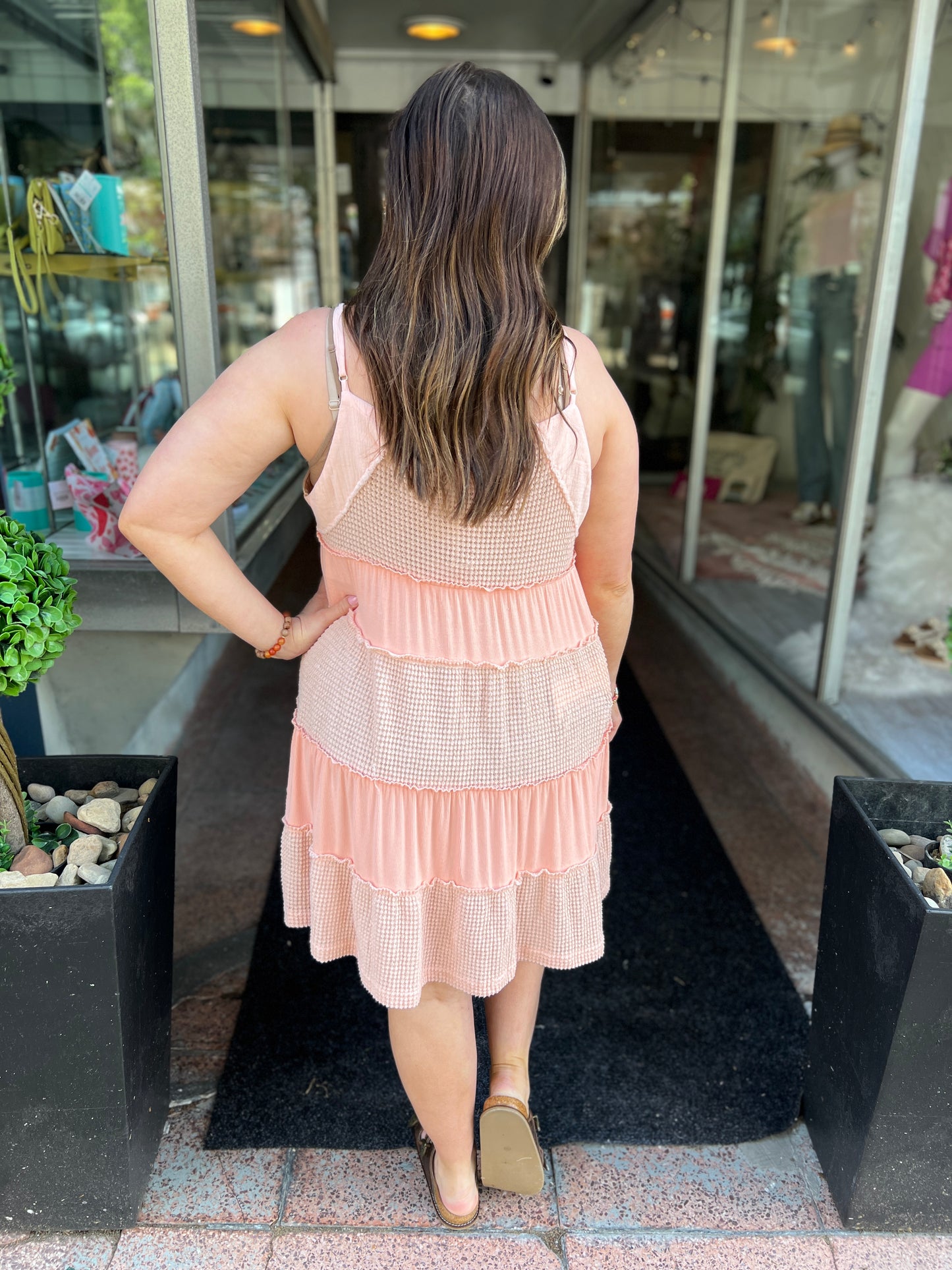 Garden Glow Tiered Dress