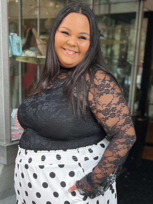 Never Say Never Lace Top