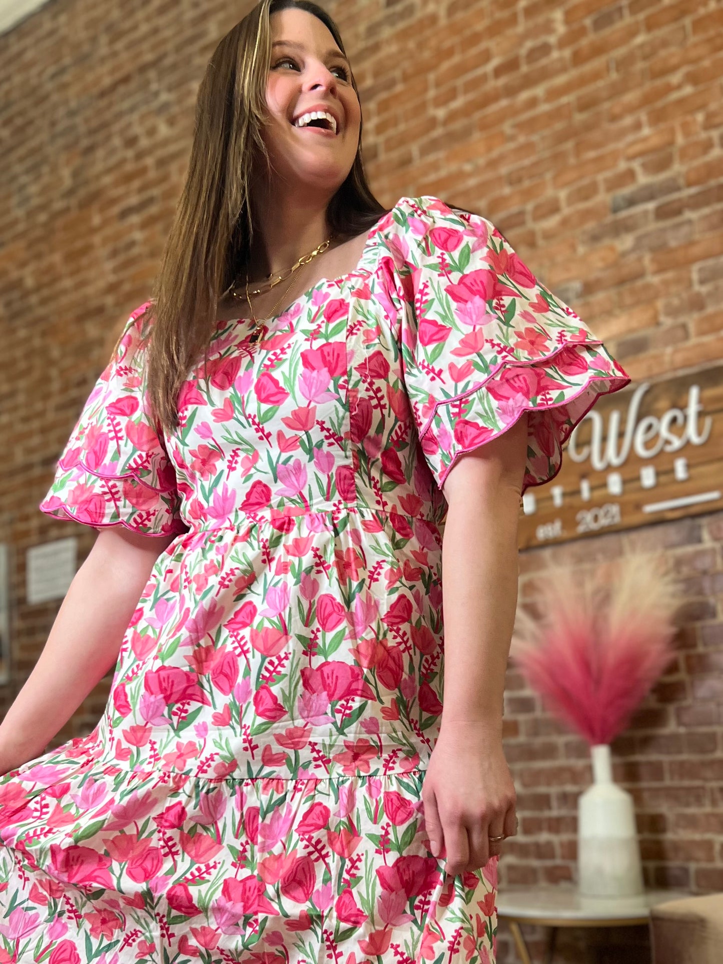 Just Us Midi Dress