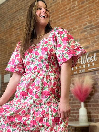 Just Us Midi Dress
