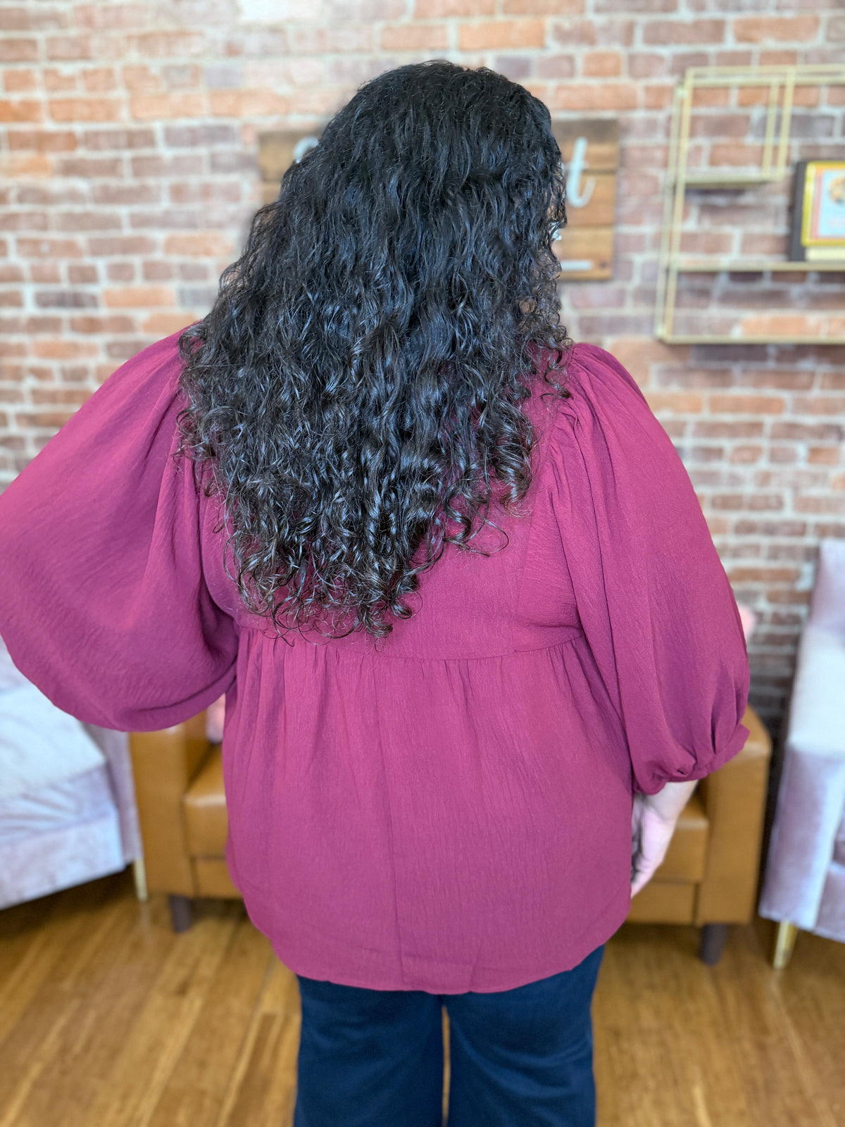 Amontillado Pintuck Blouse