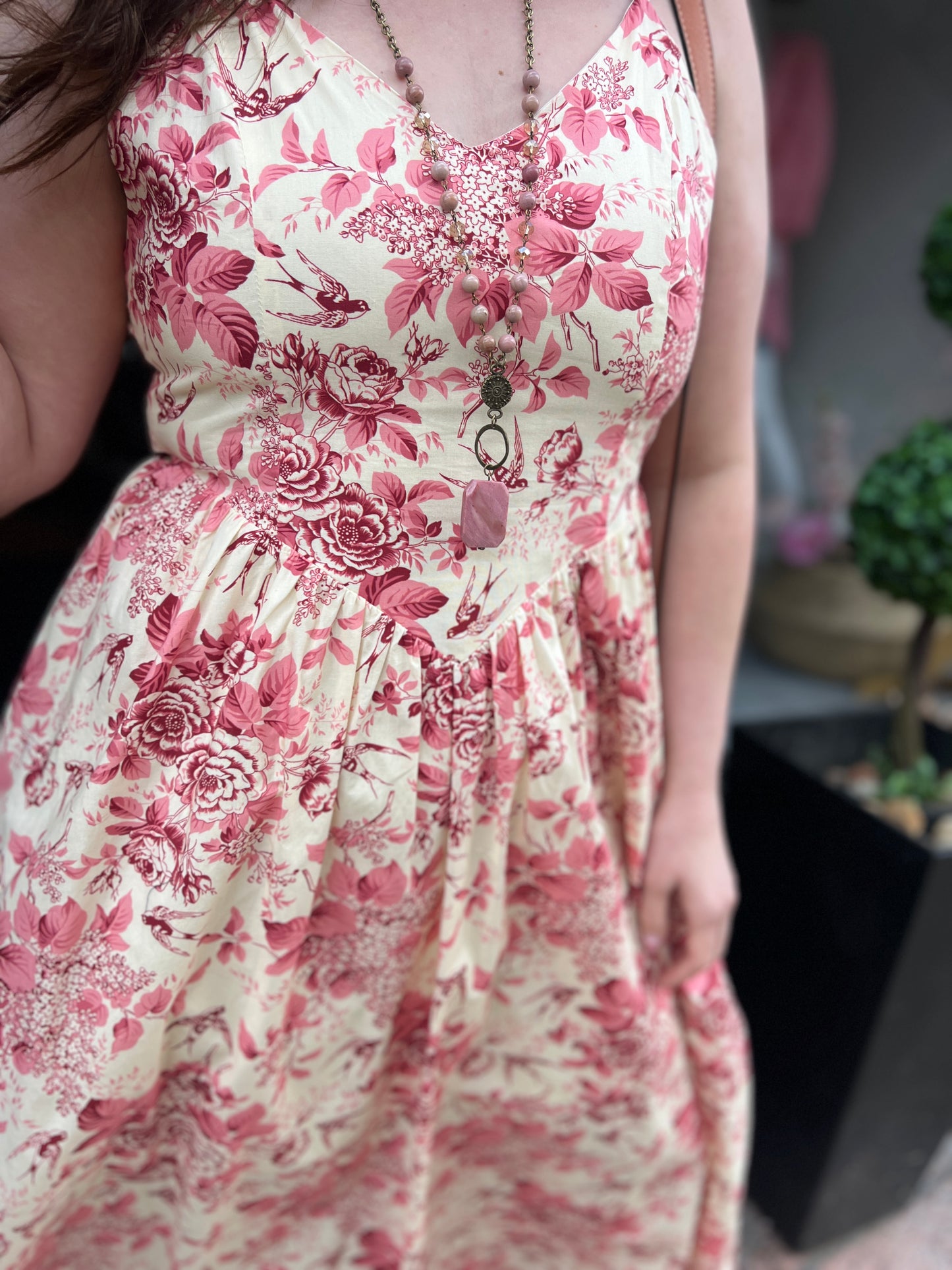 Petal Burst Maxi Dress